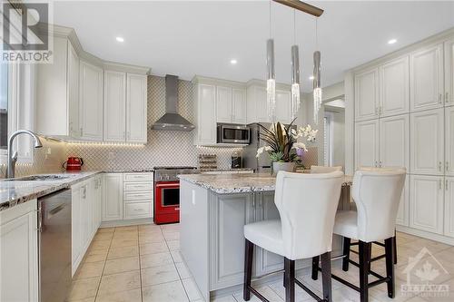 View into kitchen - 915 Guinness Crescent, Ottawa, ON - Indoor Photo Showing Kitchen With Upgraded Kitchen