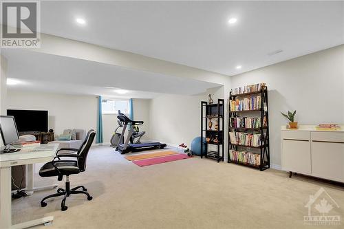 Finished lower level with lots of room - 915 Guinness Crescent, Ottawa, ON - Indoor Photo Showing Office