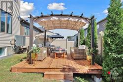 Deck and gazebo for relaxation - 