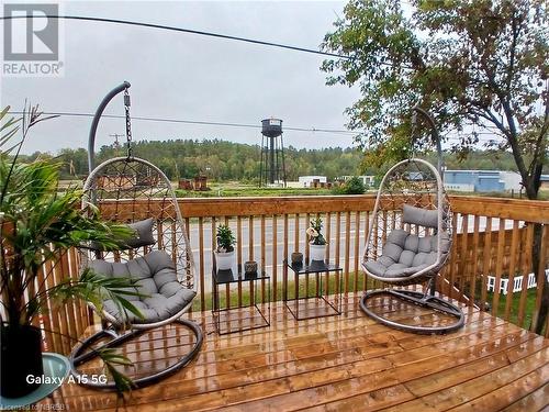 Balcony. - 910 John Street, Mattawa, ON - Outdoor With Deck Patio Veranda