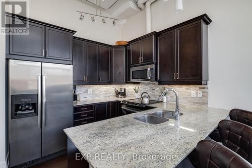 322 - 112 Benton Street, Kitchener, ON - Indoor Photo Showing Kitchen With Double Sink With Upgraded Kitchen