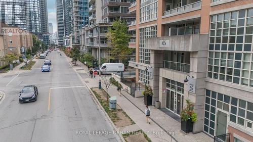 1501 - 65 East Liberty Street, Toronto, ON - Outdoor With Balcony With Facade