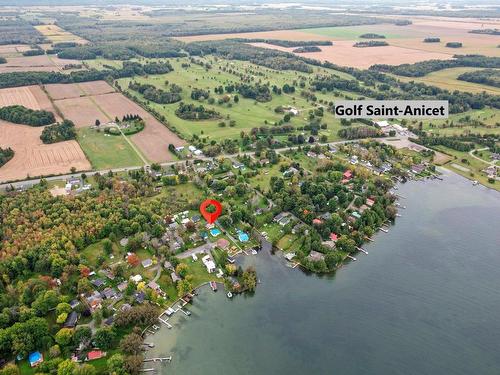 Aerial photo - 428 8E Rue, Saint-Anicet, QC - Outdoor With Body Of Water With View