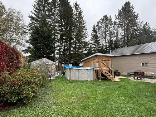 Backyard - 384 Rue Des Peupliers, Rivière-Rouge, QC - Outdoor With Above Ground Pool