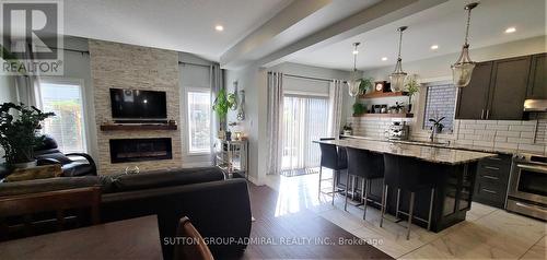 282 Dalgleish Trail, Hamilton, ON - Indoor With Fireplace