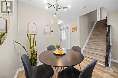 Updated light fixtures - 713 Mayfly Crescent, Ottawa, ON - Indoor Photo Showing Dining Room