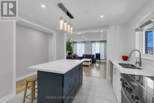 17 Coniston Avenue, Brampton, ON - Indoor Photo Showing Kitchen With Double Sink