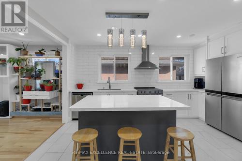 17 Coniston Avenue, Brampton, ON - Indoor Photo Showing Kitchen With Stainless Steel Kitchen With Upgraded Kitchen