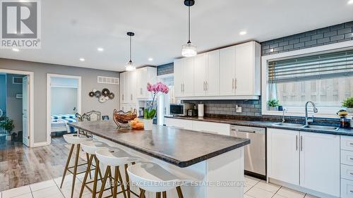 21 Elizabeth Street, Halton Hills, ON - Indoor Photo Showing Kitchen With Double Sink