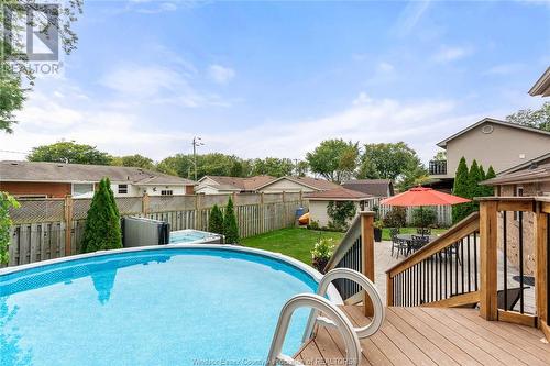 308 Dossenbach Drive, Lasalle, ON - Outdoor With Above Ground Pool With Backyard