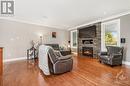 6275 Apple Orchard Road, Ottawa, ON  - Indoor Photo Showing Living Room With Fireplace 