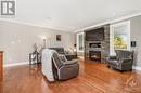 6275 Apple Orchard Road, Ottawa, ON  - Indoor Photo Showing Living Room With Fireplace 