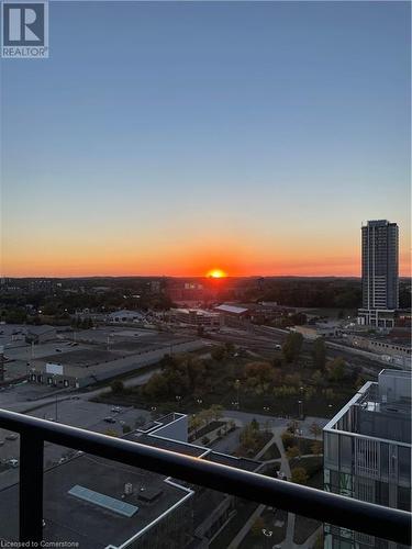 1 Victoria Street Unit# 1602, Kitchener, ON - Outdoor With Balcony With View