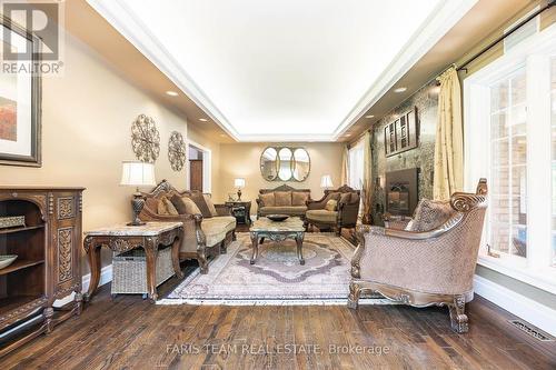 1826 Quantz Crescent, Innisfil, ON - Indoor Photo Showing Living Room With Fireplace