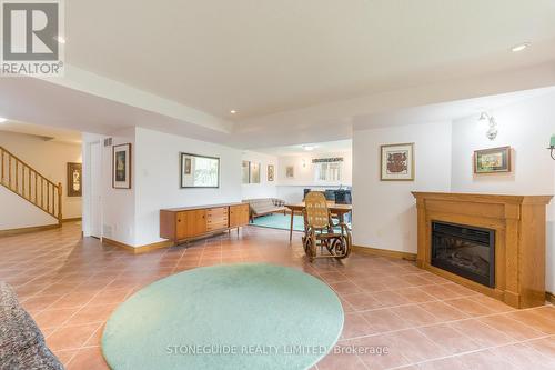 1312 Wildlark Drive, Peterborough (Monaghan), ON - Indoor Photo Showing Living Room With Fireplace