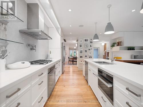 376 Runnymede Road, Toronto, ON - Indoor Photo Showing Kitchen With Double Sink With Upgraded Kitchen