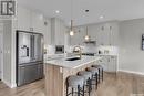 159 Leskiw Lane, Saskatoon, SK  - Indoor Photo Showing Kitchen With Stainless Steel Kitchen With Upgraded Kitchen 