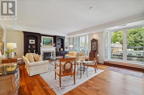 304 - 68 Yorkville Avenue N, Toronto, ON - Indoor Photo Showing Living Room With Fireplace