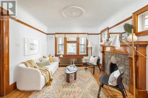 1010 Greenwood Avenue, Toronto, ON - Indoor Photo Showing Other Room With Fireplace