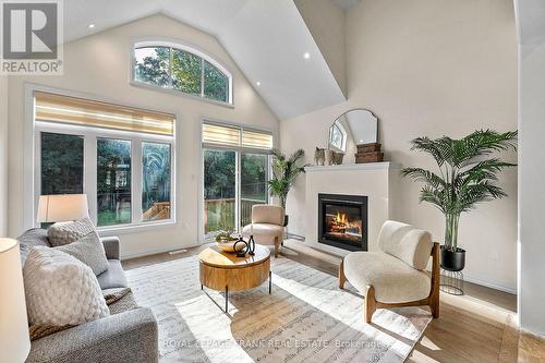 78 Holtby Court, Scugog (Port Perry), ON - Indoor Photo Showing Living Room With Fireplace