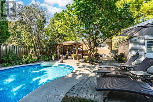 65 Melrose Avenue, Barrie, ON - Outdoor With In Ground Pool With Deck Patio Veranda With Backyard