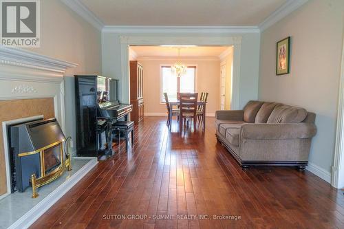 1365 Bishopstoke Way, Oakville, ON - Indoor Photo Showing Living Room With Fireplace