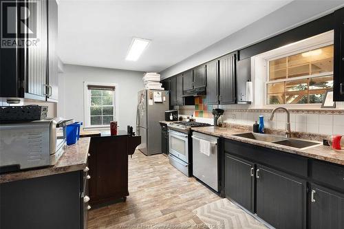 282 Texas Road, Amherstburg, ON - Indoor Photo Showing Kitchen With Double Sink