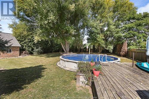 282 Texas Road, Amherstburg, ON - Outdoor With Above Ground Pool With Backyard