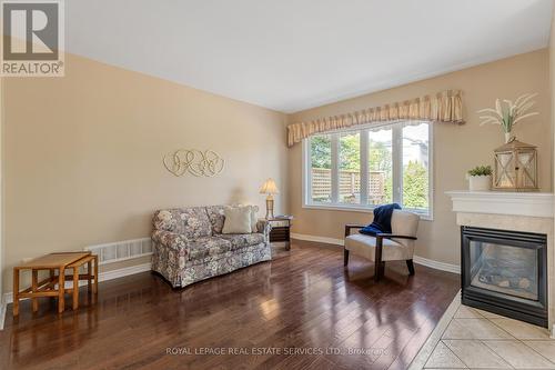 1175 Grace Drive, Oakville, ON - Indoor Photo Showing Living Room With Fireplace