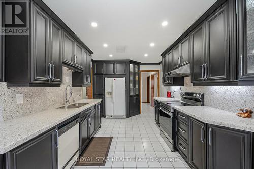 10 Hedgerow Avenue, Brampton, ON - Indoor Photo Showing Kitchen With Double Sink With Upgraded Kitchen