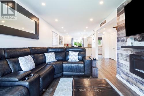 6 Brookview Road, Brampton, ON - Indoor Photo Showing Living Room With Fireplace