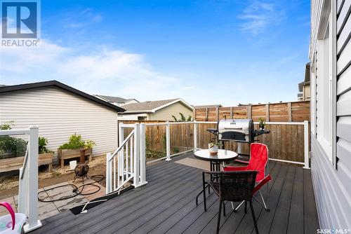 5249 Crane Crescent, Regina, SK - Outdoor With Deck Patio Veranda With Exterior