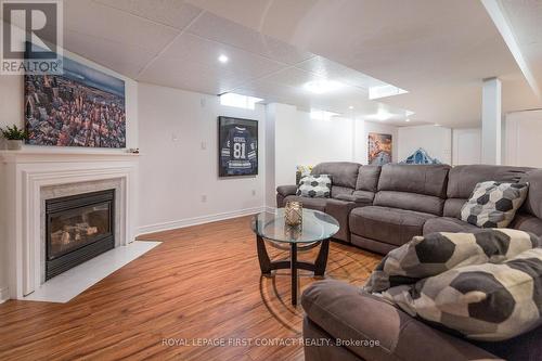 72 Gore Drive, Barrie, ON - Indoor Photo Showing Living Room With Fireplace