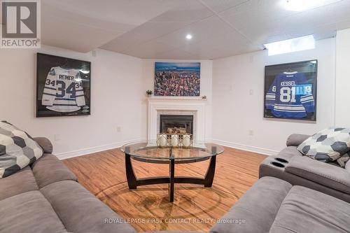 72 Gore Drive, Barrie, ON - Indoor Photo Showing Living Room With Fireplace