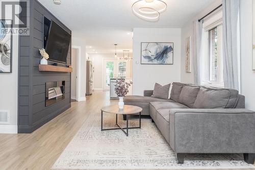 72 Gore Drive, Barrie, ON - Indoor Photo Showing Living Room With Fireplace