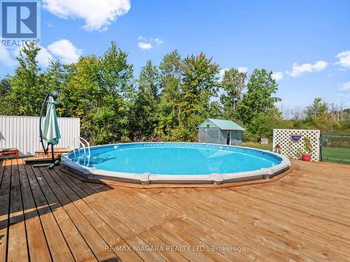 2666 Dominion Road, Fort Erie, ON - Outdoor With Above Ground Pool With Deck Patio Veranda