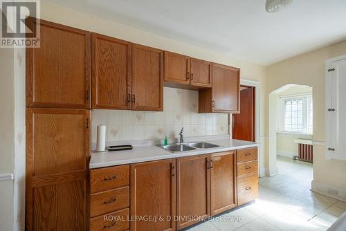 55 Roe Avenue, Toronto, ON - Indoor Photo Showing Kitchen With Double Sink