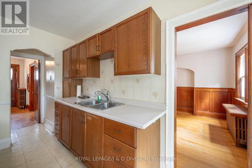 55 Roe Avenue, Toronto, ON - Indoor Photo Showing Kitchen With Double Sink