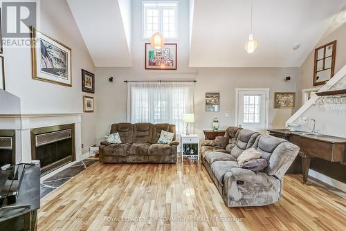 13020 Concession Road 5, Uxbridge, ON - Indoor Photo Showing Living Room With Fireplace