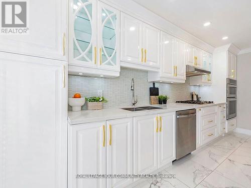 25 Bornholm Drive, Toronto, ON - Indoor Photo Showing Kitchen With Double Sink With Upgraded Kitchen