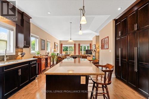 14 Merrill Drive, Prince Edward County (Wellington), ON - Indoor Photo Showing Kitchen With Double Sink