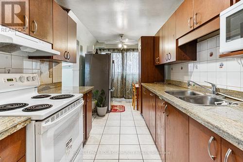 336 Fleetwood Crescent, Brampton, ON - Indoor Photo Showing Kitchen With Double Sink