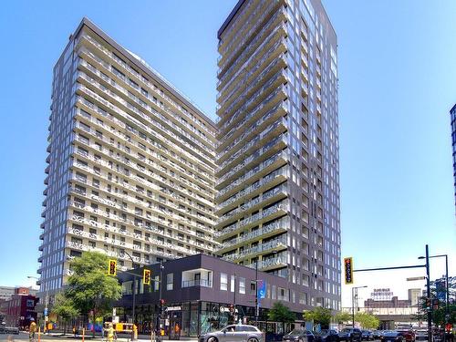 ExtÃ©rieur - 961-101 Rue Peel, Montréal (Le Sud-Ouest), QC - Outdoor With Balcony With Facade