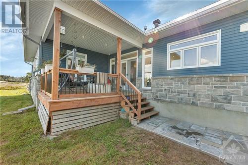 Rear Covered Porch - 3010 Torwood Drive, Dunrobin, ON - Outdoor With Deck Patio Veranda