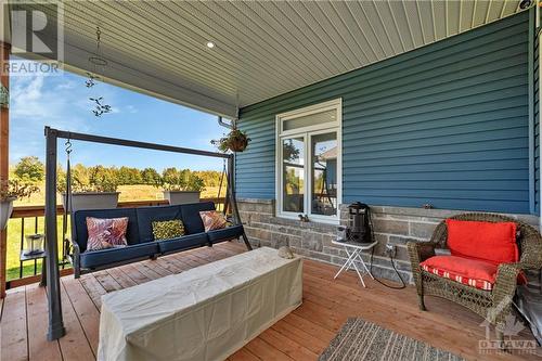 Rear Covered Porch - 3010 Torwood Drive, Dunrobin, ON - Outdoor With Deck Patio Veranda With Exterior