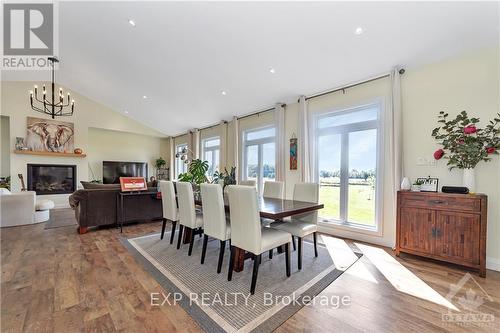 3010 Torwood Drive, Ottawa, ON - Indoor Photo Showing Dining Room With Fireplace