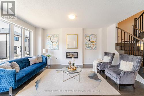 32 Camino Real Drive, Caledon, ON - Indoor Photo Showing Living Room With Fireplace