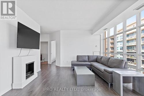 2302 - 65 East Liberty Street, Toronto, ON - Indoor Photo Showing Living Room With Fireplace