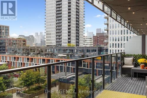 503 - 20 Tubman Avenue W, Toronto, ON - Outdoor With Balcony