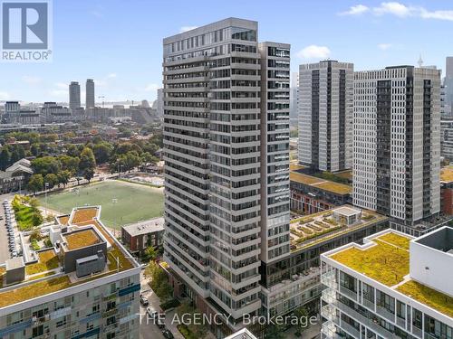 503 - 20 Tubman Avenue W, Toronto, ON - Outdoor With Balcony With Facade